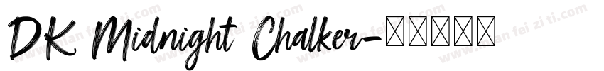 DK Midnight Chalker字体转换